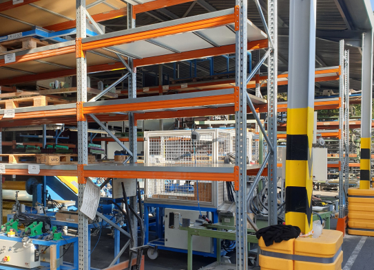 Imagen sobre el servicio de Estanterías industriales para fábricas