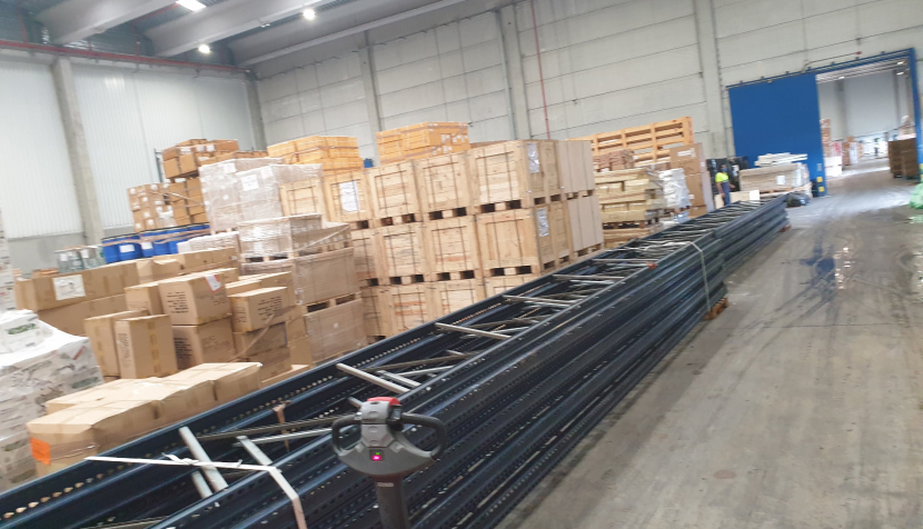 Imagen sobre el servicio de Traslados de estanterías industriales